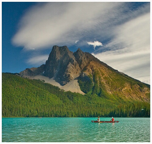 Emerald Lake Canoeing-Yoho N.P.