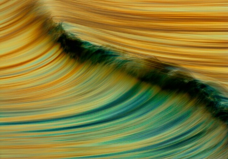 Rising Wave Abstract
