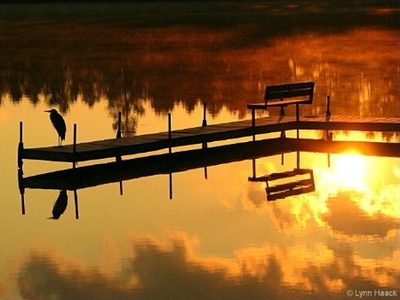 Misty Morning at Lost Lake