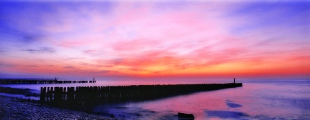 Glowing Sunset Panorama