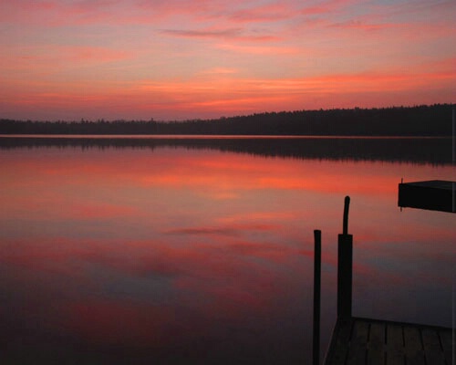 Sunrise from my dock