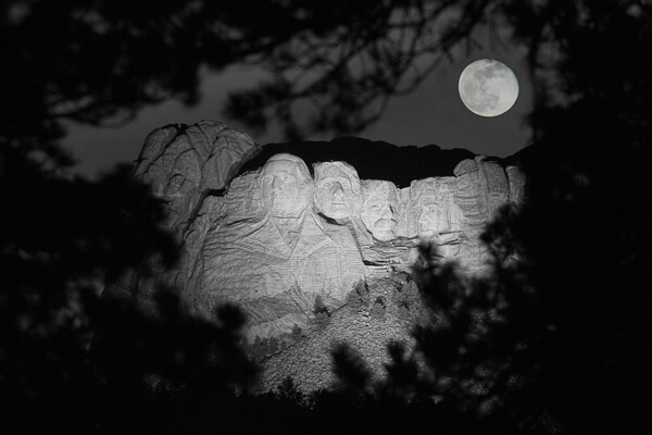Mt. Rushmore at Night