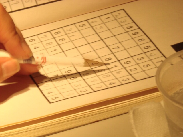 Sudoku Contemplation