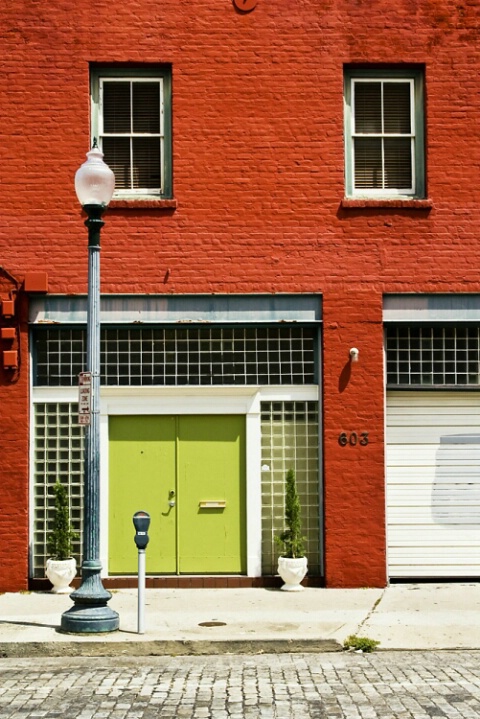 green door