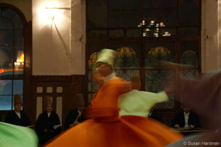 A Dervish whirling