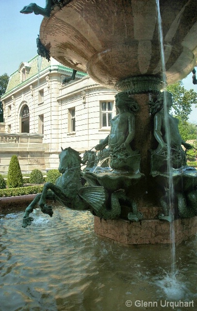 Fountain by the Carriage House