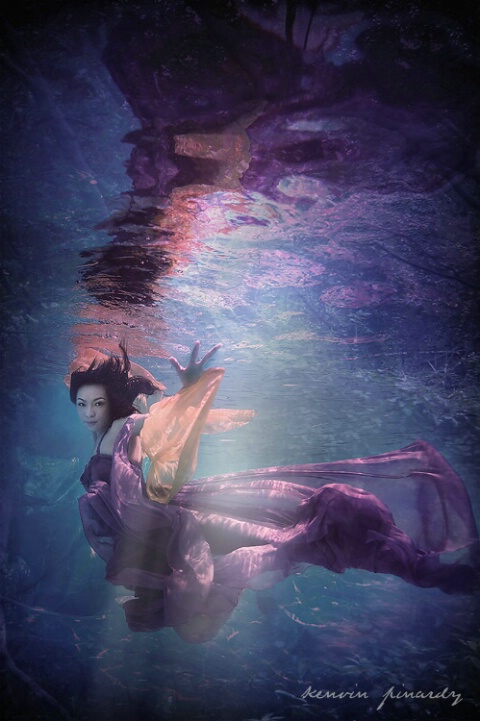 dancing underwater