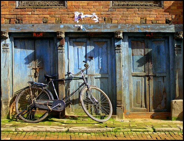 Bike in Bahktapur 