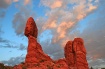 Sunset at  Arches...