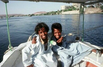 Boys on Felucca, Egypt - ID: 4769501 © Bruce E. Hirsch