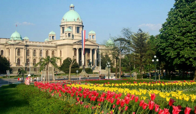 The Serbian Parliament Building