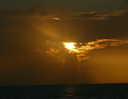 Sunset in Barbados 
