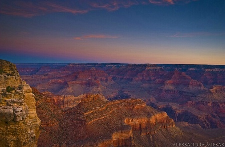 Day Break At The Canyon