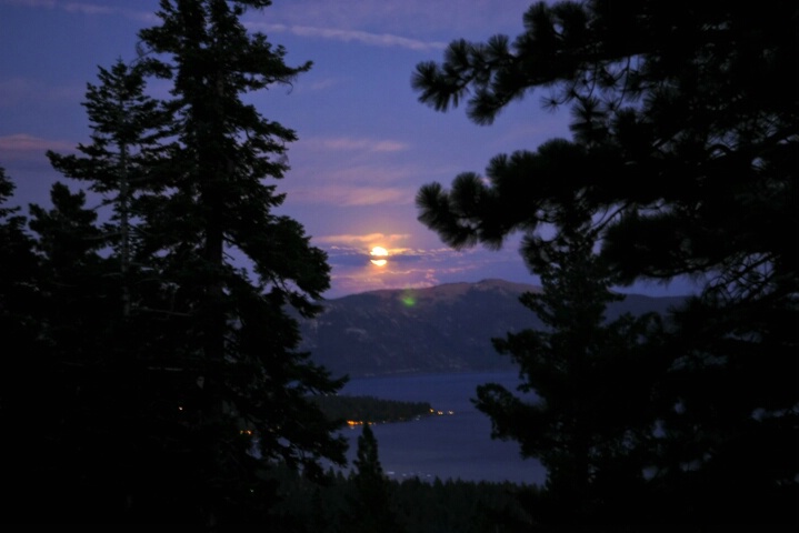 Tahoe moonrise