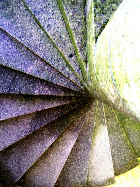 Spiral Staircase in Granite