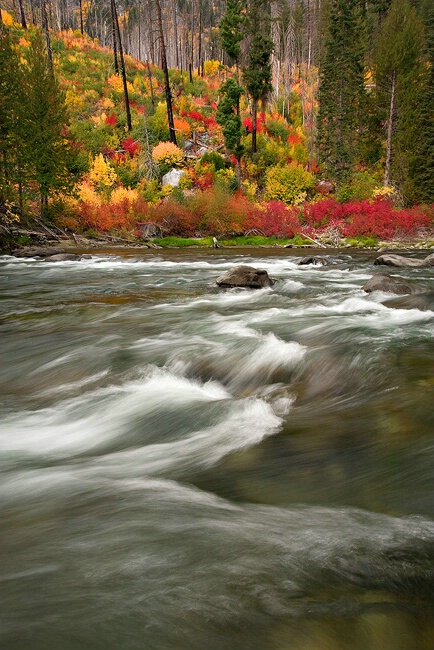 Autumn along the Wenatchee River