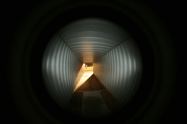 Inside the time tunnel?