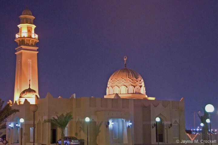 Mosque at night                                   