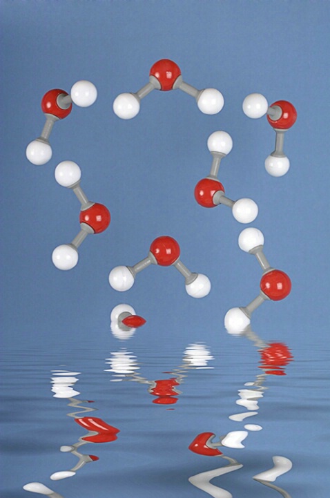 H2O Water Molecule Rain ( Molecular Rain )