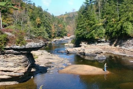 On A Mountain Stream