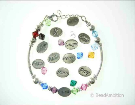 Family Bracelet on light table