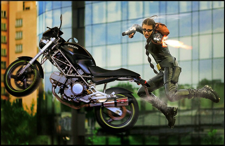 Lara Croft wild ride