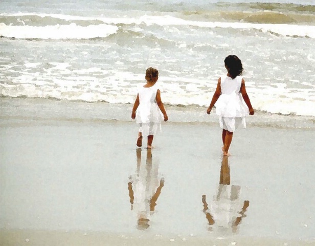 Sisters in the Surf