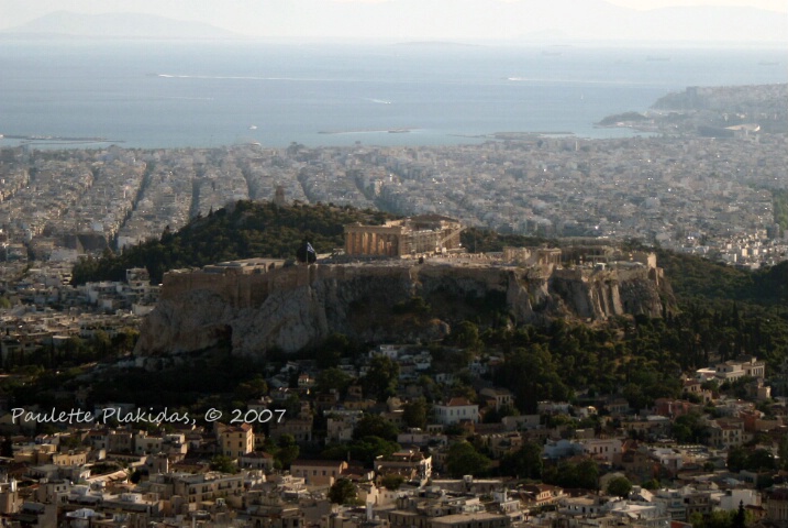 The Acropolis from Lycavittos Hill