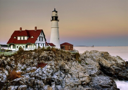 Sunset at the Portland Head Light