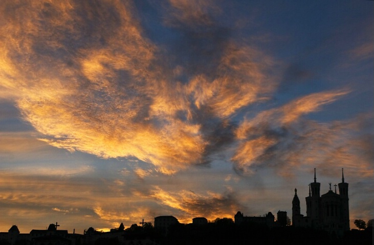 Sunset on La Fourviere