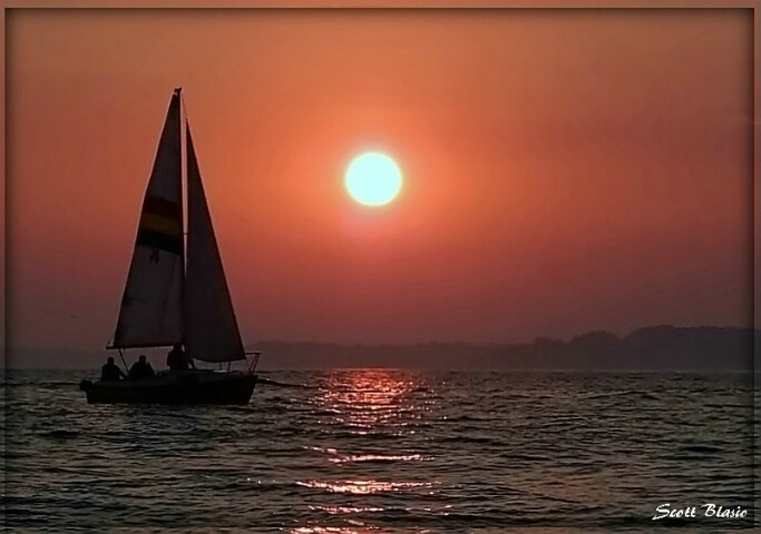 Sailing Sunset.....