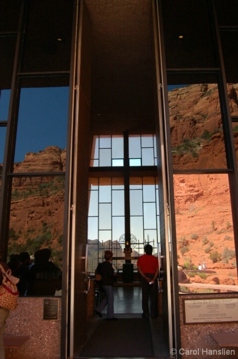 Reflections at Chapel of the Holy Cross.  Sedona, 