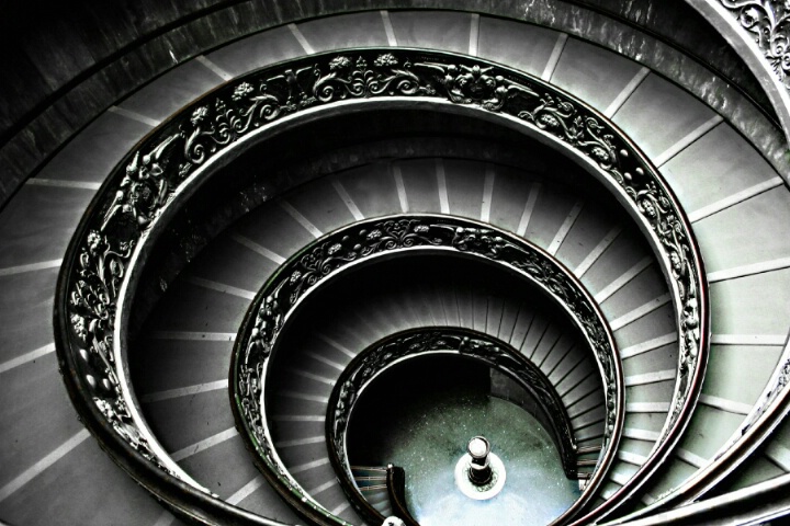 Musei Vaticani Stairway