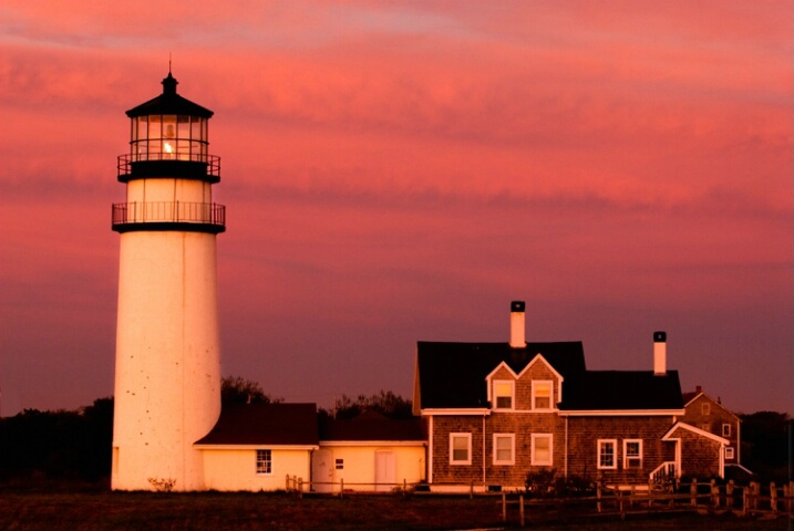 Cape Cod Light (Highland Light) at dawn, Truro, MA