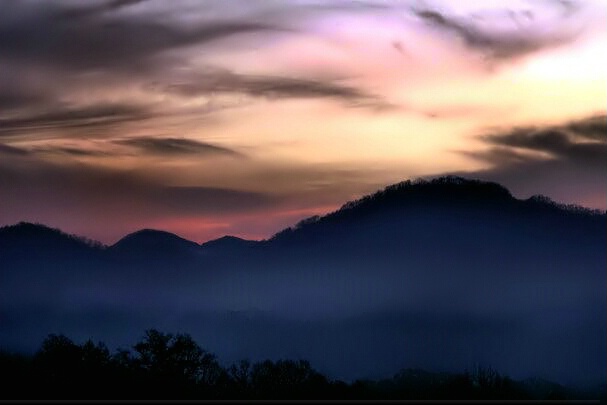 Sunrise In The Mountains