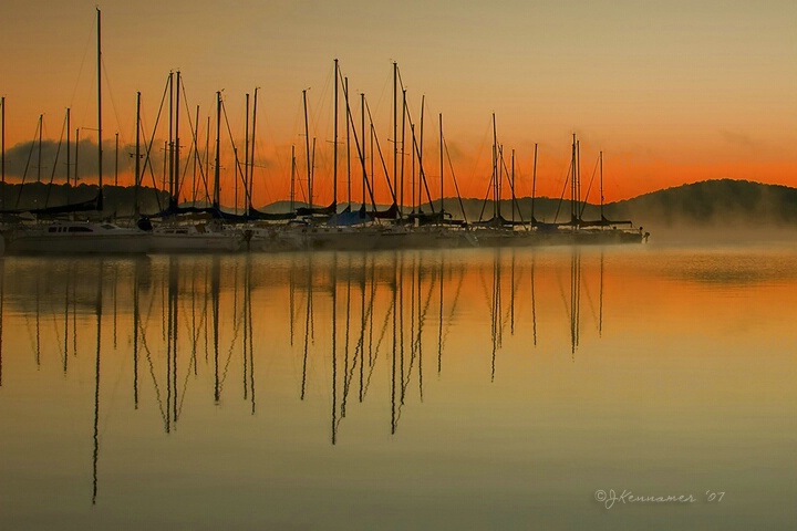 Sunrise at the Sailboat Club