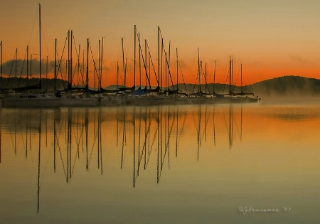 Sunrise at the Sailboat Club