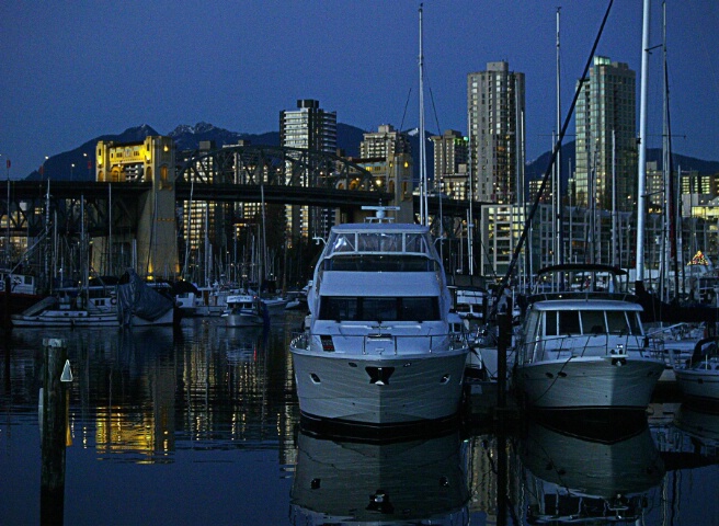 Blue Hour in Vancouver's False Creek
