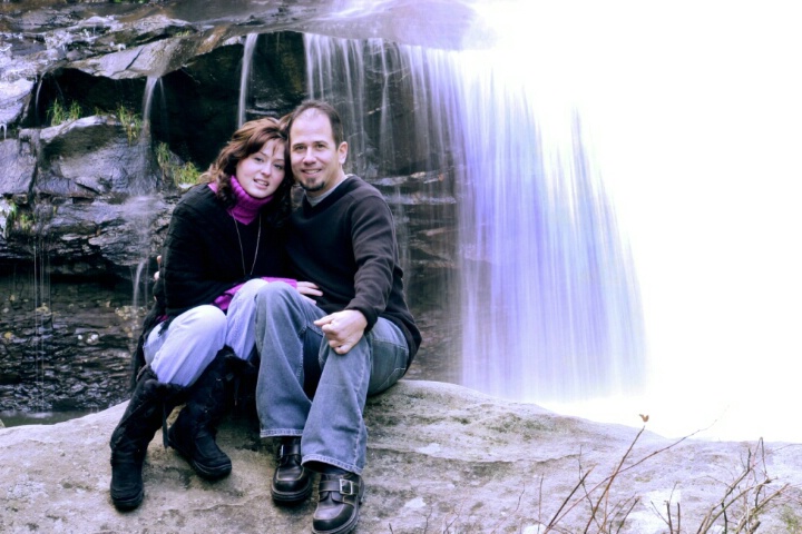 Lovers by the Falls