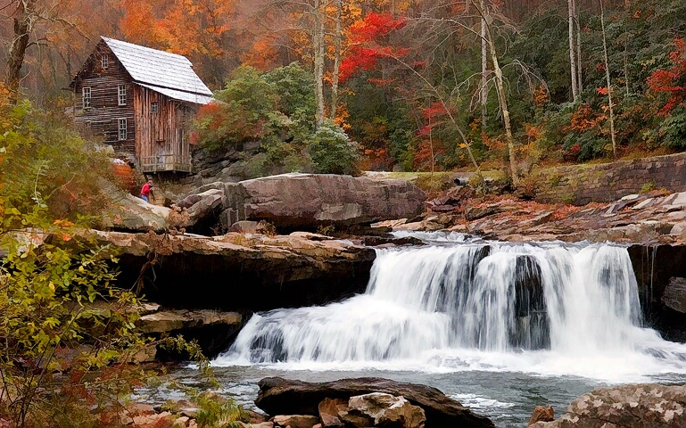 Glade Creek Mill, again