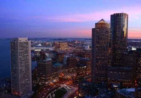 Boston at Sunset