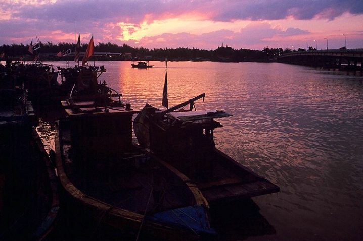 Sunrise at Kuala Besut Pier