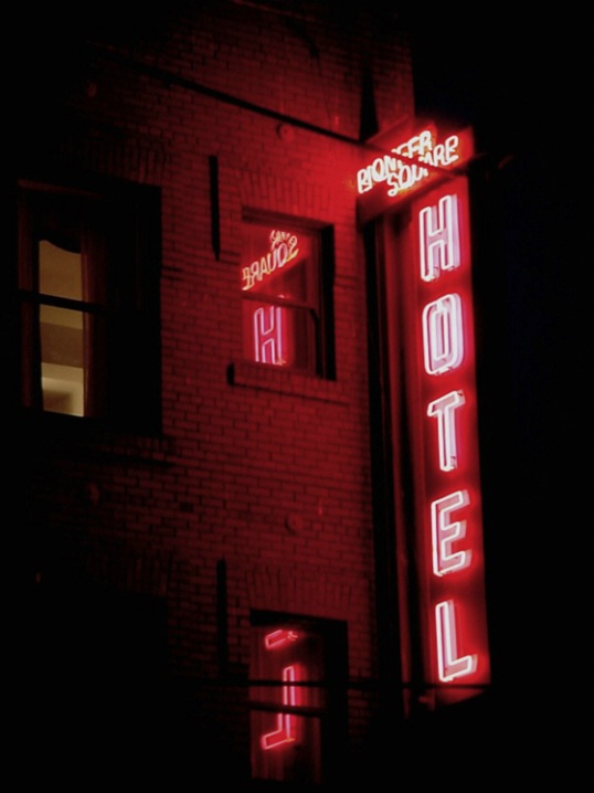 Neon Hotel Sign 