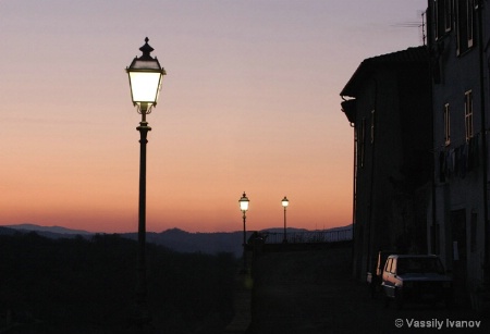 Sunset in Monterchi