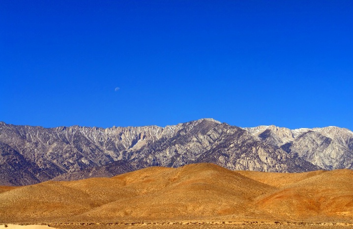 MOON OVER INYO VALLEY