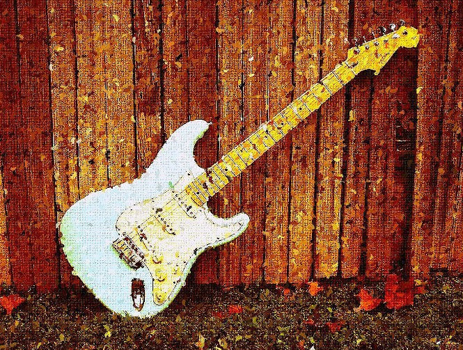 Old Guitar Photo