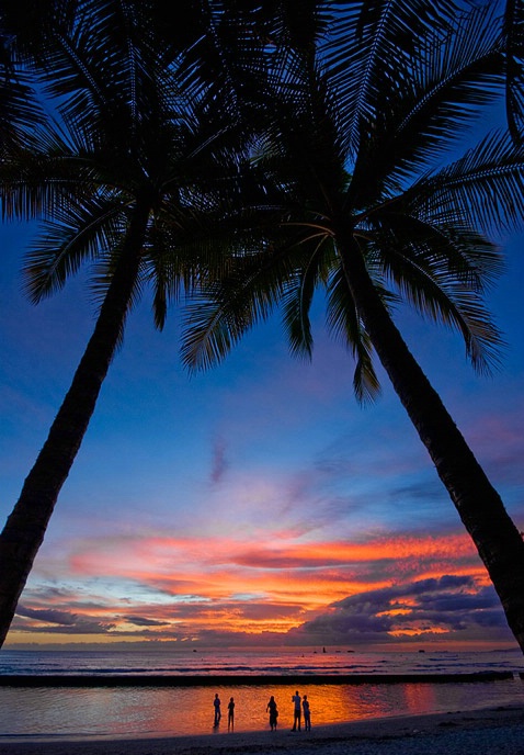 Beautiful Waikiki Sunset