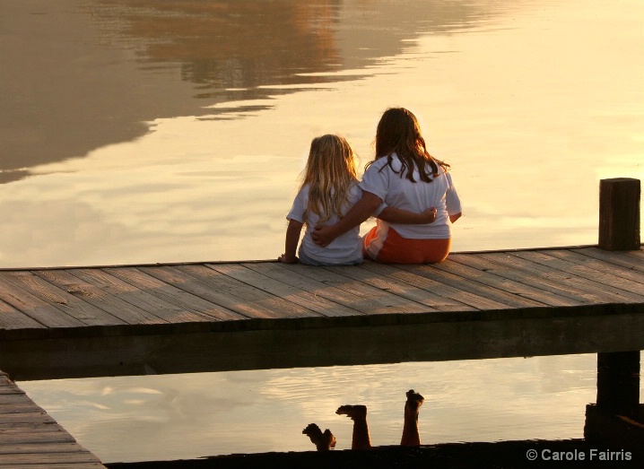 Girls on the Dock