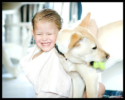 A Girl and Her Dog