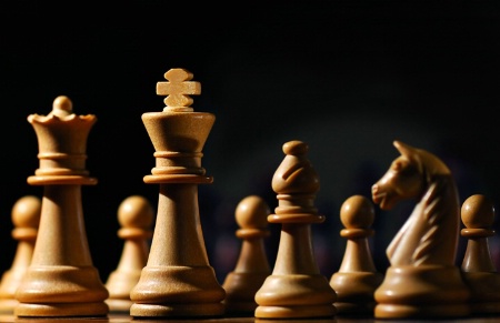 White chess pieces